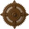 Ekena Millwork Haylynn Ceiling Medallion (Fits Canopies up to 1 1/4"), 29 1/8"OD x 1 1/4"ID x 4"P, Smokey Topaz CM29HYSTF - alternate 1